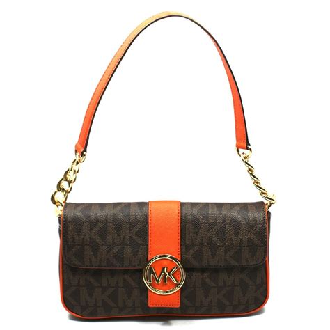 michael kors fulton small leather flap shoulder bag|Michael Kors shoulder bags.